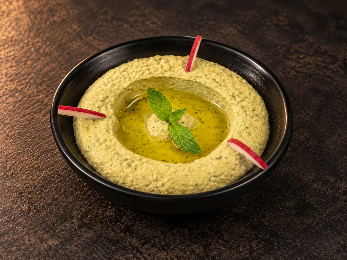 حمص بالبيستو