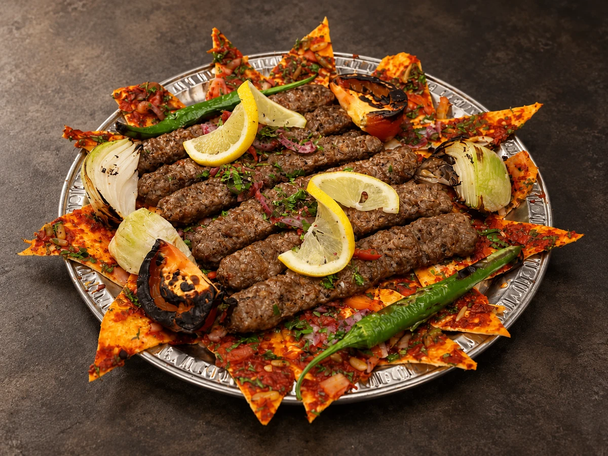 نص كيلو كباب لحم